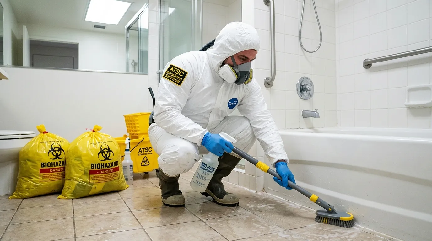 Decontamination equipment deployed for Blood Cleanup in Glenwood